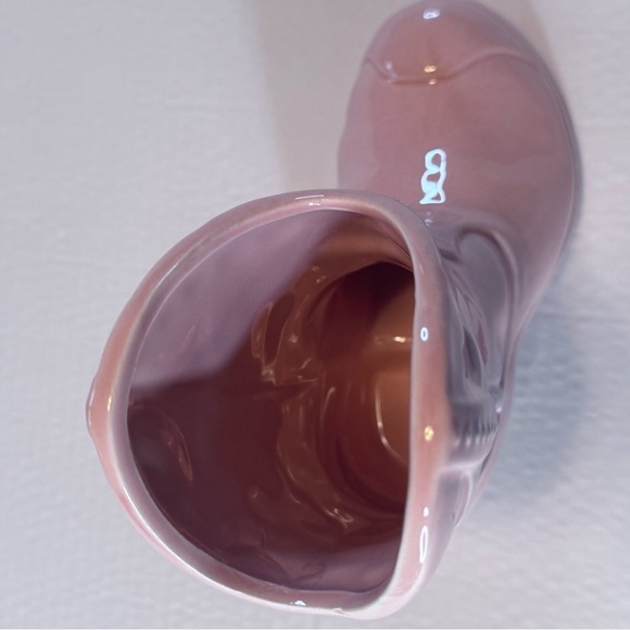 Pink Cowboy Boot Planter / Vase Western Cowgirl Decor NWOT - Picture 5 of 8